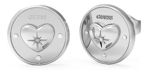 Aretes Para Mujer Guess Talismania Color Plata Jube01446jw