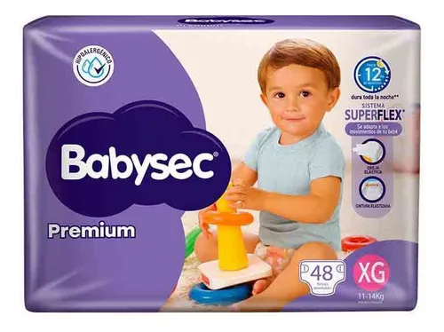 Babysec Premium 48 unidades (XG)