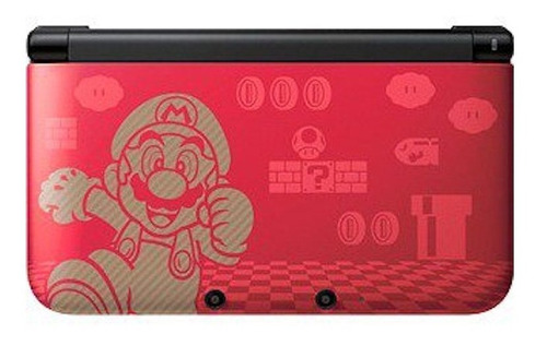 Nintendo 3DS XL New Super Mario Bros. 2 Gold Edition color  rojo y negro
