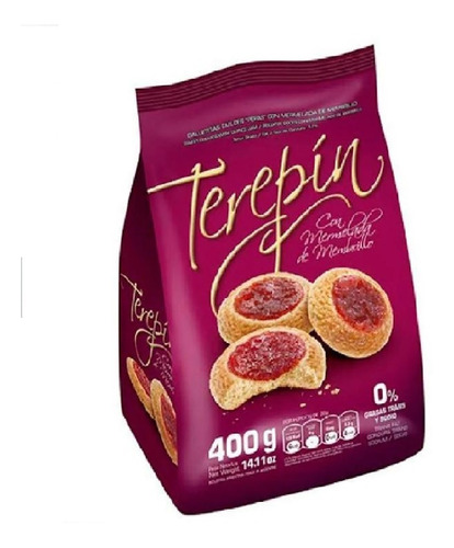 Galletitas Pepas Con Membrillo Terepin X 400grs