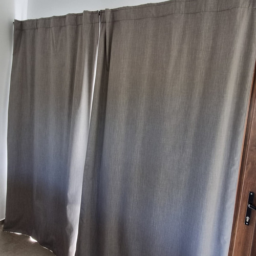 Cortinas Black Out 250x140 Lino Vinilico 100% Bloqueo Solar