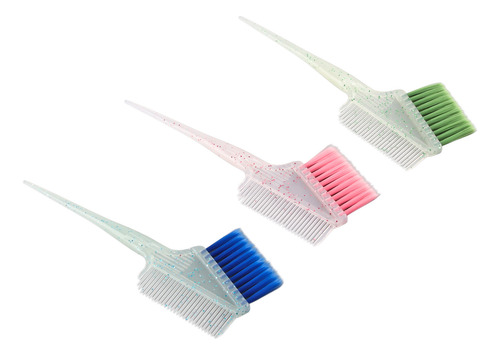 Cepillo Para Resaltar El Cabello, 3 Piezas, Peine De Doble C