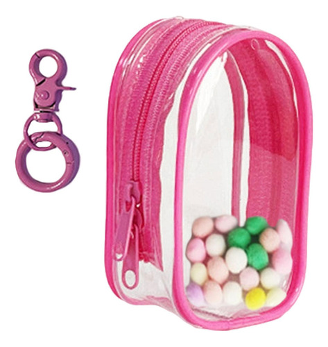 3 Mini Estuche De Transporte Para Muñeca De Pvc Con Rosa