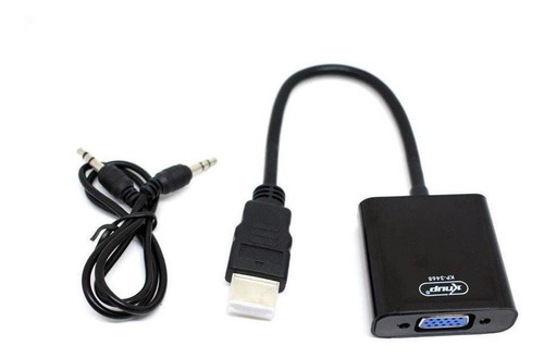 Imagem 4 de 7 de Conversor Hdmi Para Vga Knup Kp-3468 Com Áudio