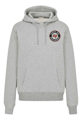 Sudadera Gris Con Gorro Unisex Tampa Bay Buccaneers
