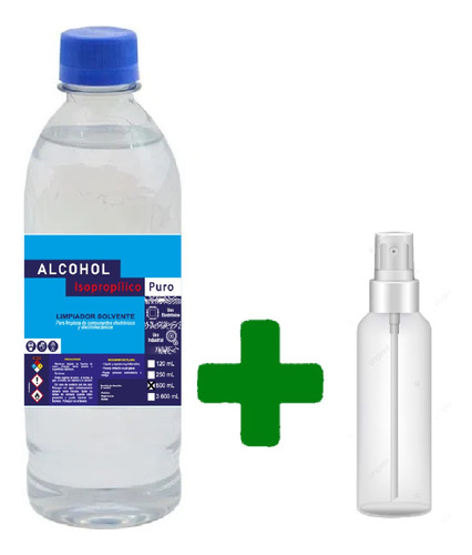 Alcohol Isopropílico 500ml Gratis Spray