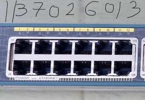 Switch Cisco 3750 Serie Poe 48p 10/100 Ws C3750 Oferta (Usado)