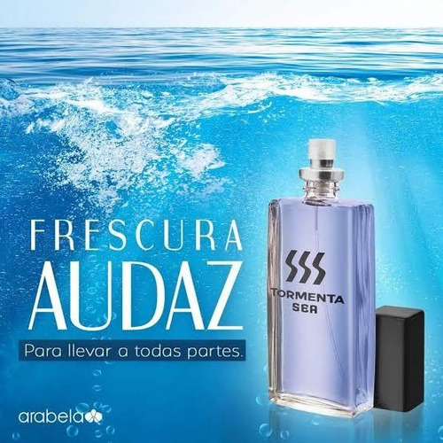 Perfume Para Caballero Tormenta Sea Fresco Bergamota Arabela