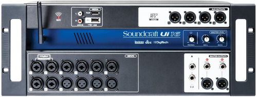 Consola Digital Soundcraft De 16 Canales Tipo Rack