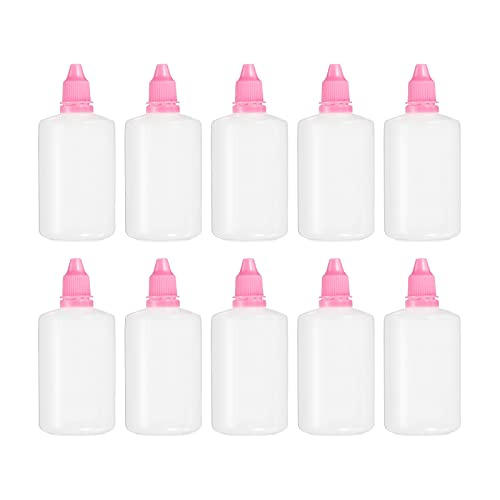 Frasco Gotero Squeezable Patikil 100ml, 10 Pack, Rosa