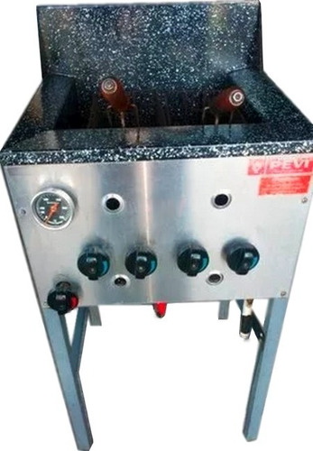 Freidora Industrial Pevi 38lts. C/ 2 Canastos C/ Valvula