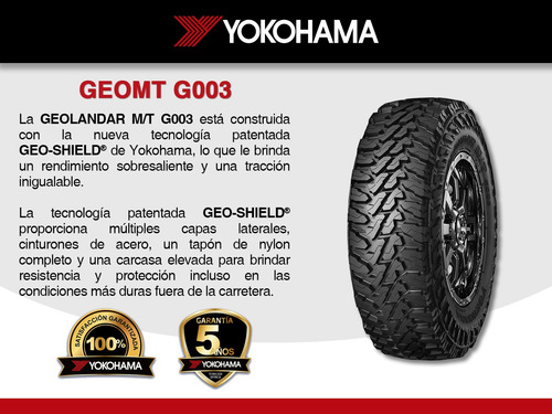 Paquete 2 Llantas Lt245/75r16 Geomt G003 Yokohama 120/116q
