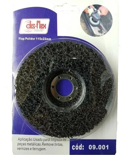 Disco Polidor Removedor Strip Preparador Metal Madeira 4.1/2
