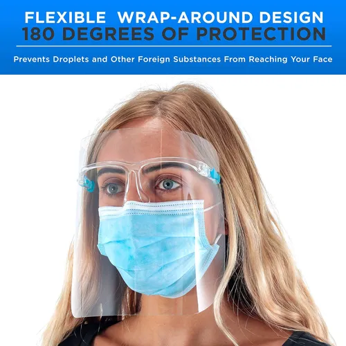 Tcp Global Salon World Safety Face Shields Con Marcos De De