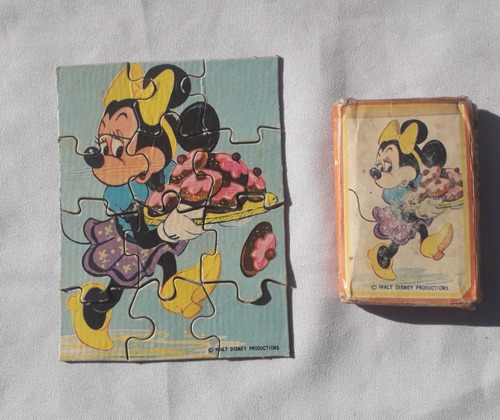 Mini Rompecabezas Antiguo * Minnie Disney * Colecc