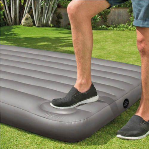Imagen 5 de 5 de Colchon Inflable Intex Inflador Junior Downy Airbed