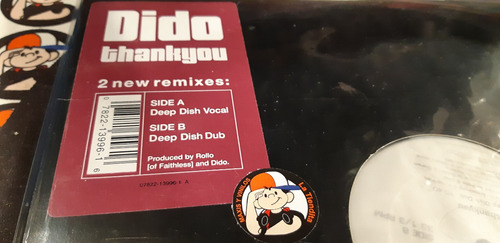 Dido Thank You Vinilo Maxi Usa 2001 Deep Dish Mixes