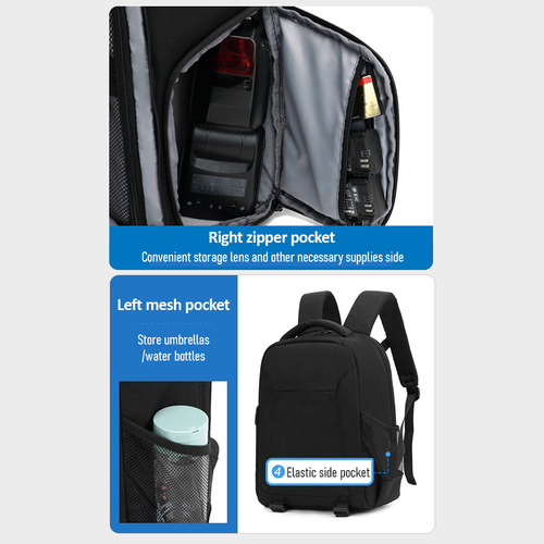 N Mochila Para Câmera Com Acesso Lateral Para Laptop