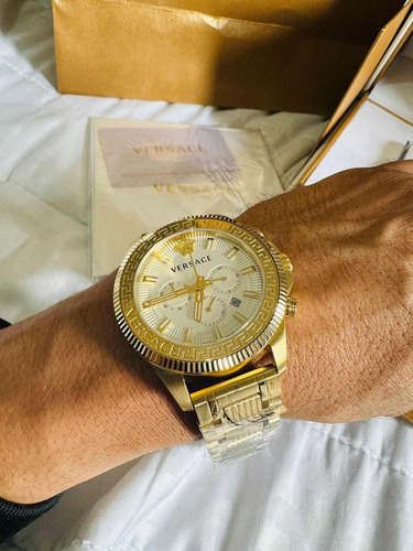 Reloj Versace De Caballero Golden