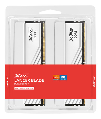 Memoria Ram 16gb Ddr5 5600mhz Adata Lancer Blade White