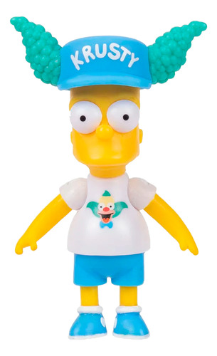 Boneco Simpsons 2,5 Bart Fã Do Krusty 5cm - Sunny