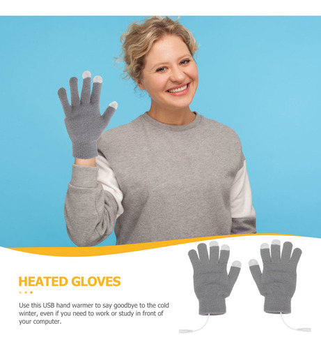 Guantes Térmicos Usb Con Pantalla Táctil Para Exteriores E I