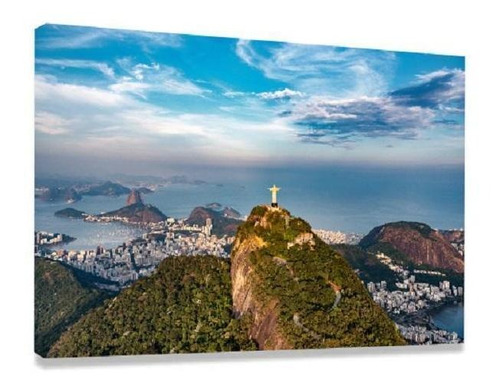 Quadros Decorativos Cidade Rio De Janeiro Tela Grande Canvas