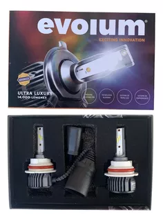 Par Focos Led 14000 Lumens Csp Conector 9007 Alta Y Baja