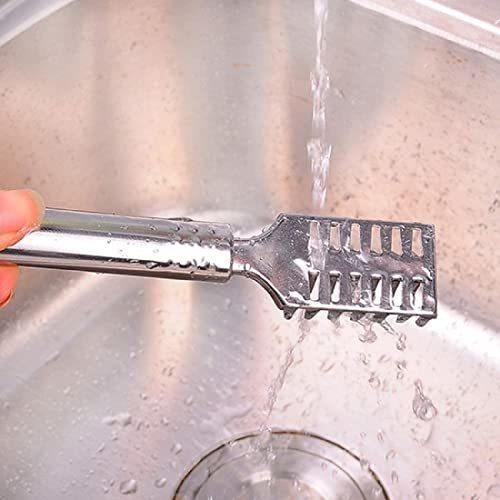 Juego De 4 Cepillos Para Escamador De Pescado, De Acero Inox