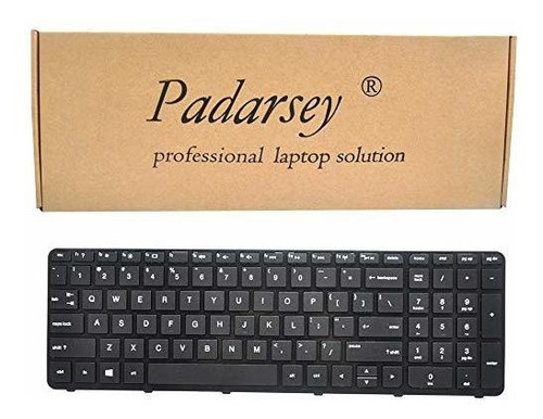 Teclado Padarsey Con Marco Compatible Con Hp Pavilion 15e 15