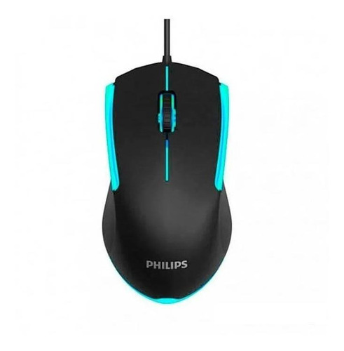 Imagem 1 de 2 de Mouse para jogo Philips  Momentum SPK9314 G314 preto