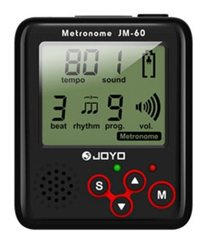 Imagen 1 de 3 de Metrónomo Joyo Jm-60 - Batería Recargable