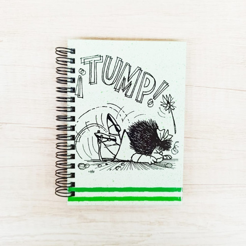 Cuaderno A6 Rayado Mafalda Protesta - Tump! - Tapa Dura Color Blanco