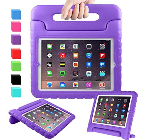 Avawo Apple iPad 2 3 4 Fundas Para Niños, Púrpura