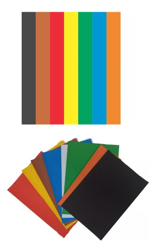 Papel Criativo Colorido Com 8 Cores 85g/m Com 45fls Usapel