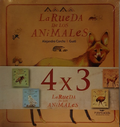 Pack La Rueda De Los Animales 4 Tomos, De Alejandro Corchs / Gusti. Editorial Purificacion, Tapa Blanda En Español