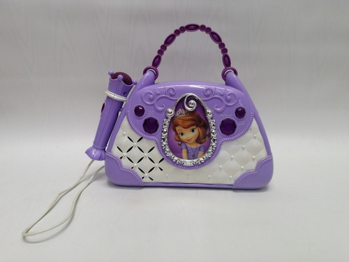 Bolso Disney Princesa Sofía Karaoke Microfono U.s.a Pila