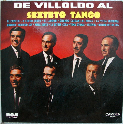 Sexteto Tango - De Villoldo Al Sexteto Tango - Lp Año 1968
