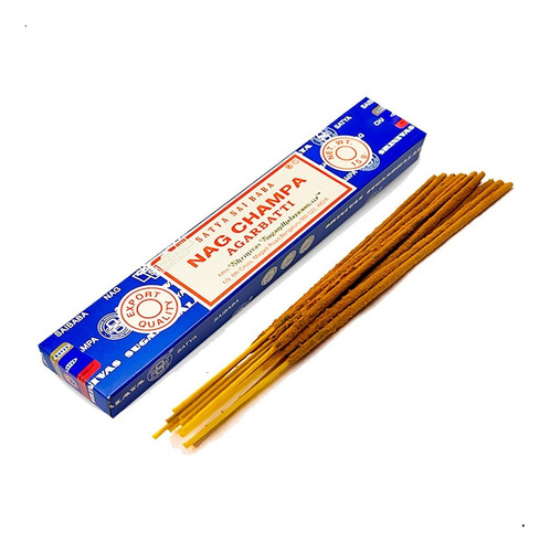 Incenso Indiano Massala Nag Champa Satya 1cxd15gr Fragrância Nag Champa Arruda