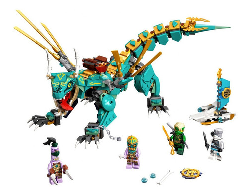 Bloques para armar Lego Ninjago Jungle dragon 506 piezas  en  caja