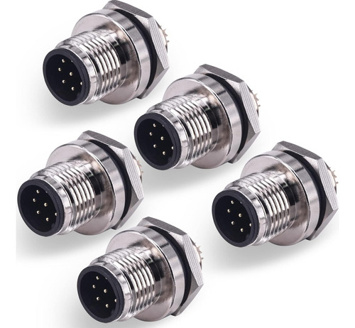 Conector De Enchufe Macho Tipo Panel M12 De 8 Pines De ...