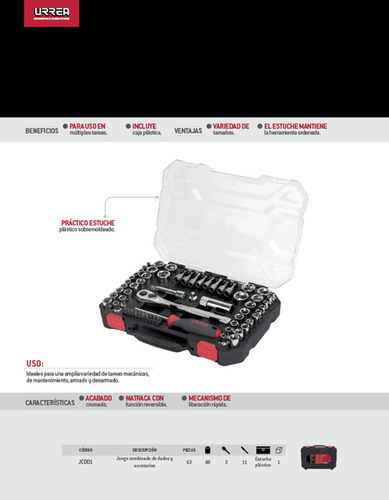 Juego De Dados Y Accesorios Cuadro De 1/4 Y 3/8 Combinado,