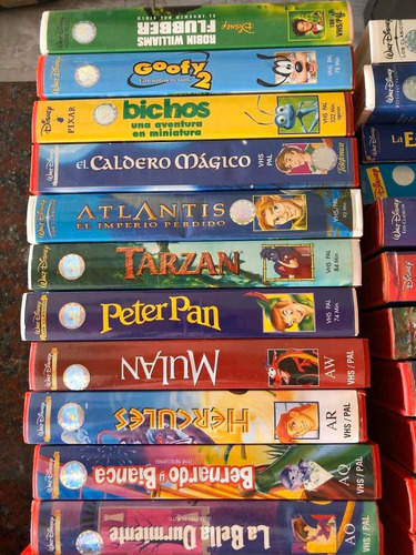 Colección Vhs Películas Clásicos De Disney