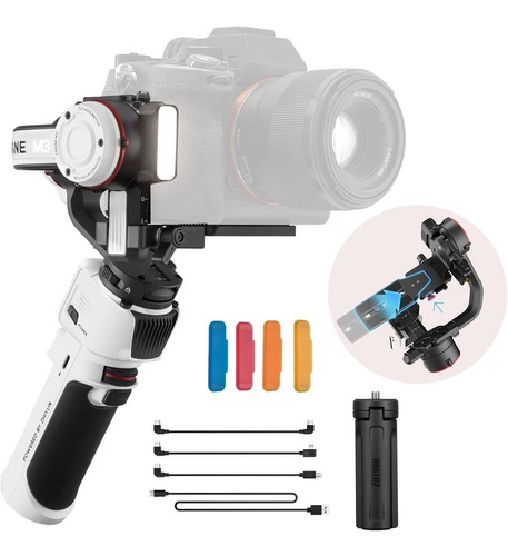 Estabilizador De Cámara Zhiyun Crane M3, De 3 Ejes, Blanco