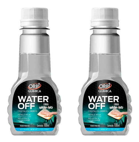 Imagem 1 de 1 de 2 Water Off Orbi Cristalizador Para-brisa Repelente Água