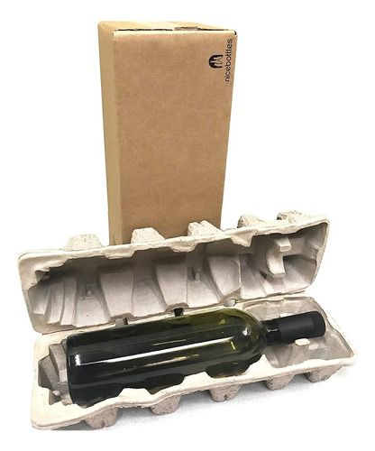 Caja De Envío De Vino, Individual - Paquete De 3