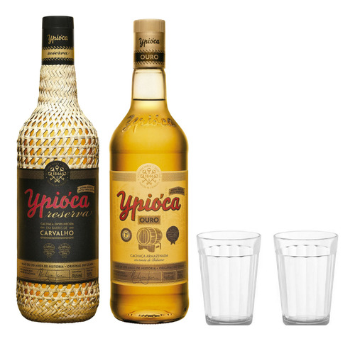 Cachaça Ypióca Reserva 965ml + Ypióca Ouro 965ml