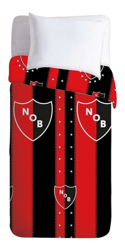 Juego Sabanas Newells Old Boys 1 1/2 Ct Casablanca Plumitaa