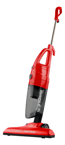 Aspirador De Pó Elétrico Gradiente Vertical 2 Em 1 1200w Cor Vermelho