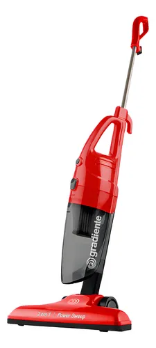 Aspirador De Pó Elétrico​ Gradiente Vertical 2 Em 1 1200w Cor Vermelho 127v
